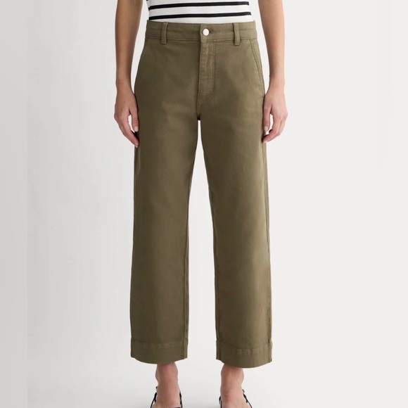 Everlane Pants - Everlane Utility Straight leg pant Kalamata size 8
